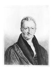 Portrait de Thomas Robert Malthus (1766-1834) gravé par Fournier pour le 